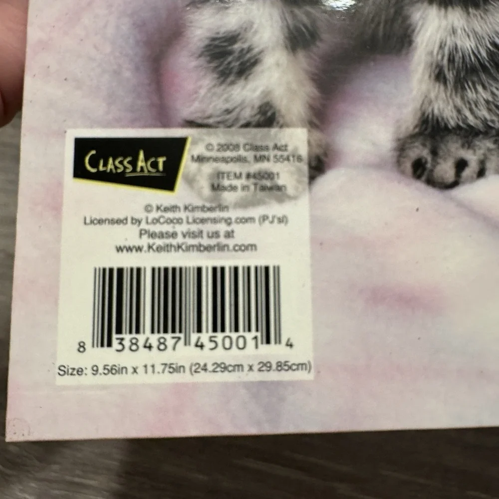Keith Kimberlin Signature Folders Kitten Cat Lot Of 2 Class‎ Act 3 Hole 2008